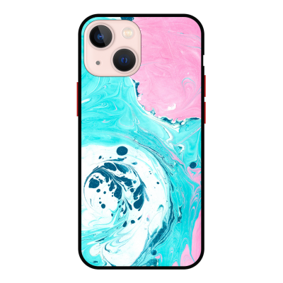 Husa IPhone 15 Plus, Protectie AirDrop, Marble, Paint